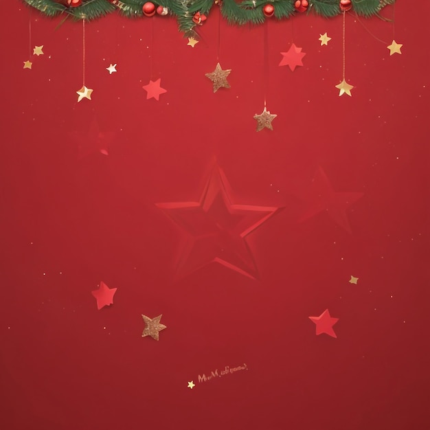 Photo merry christmas star images collections cute wallpapers ai generated