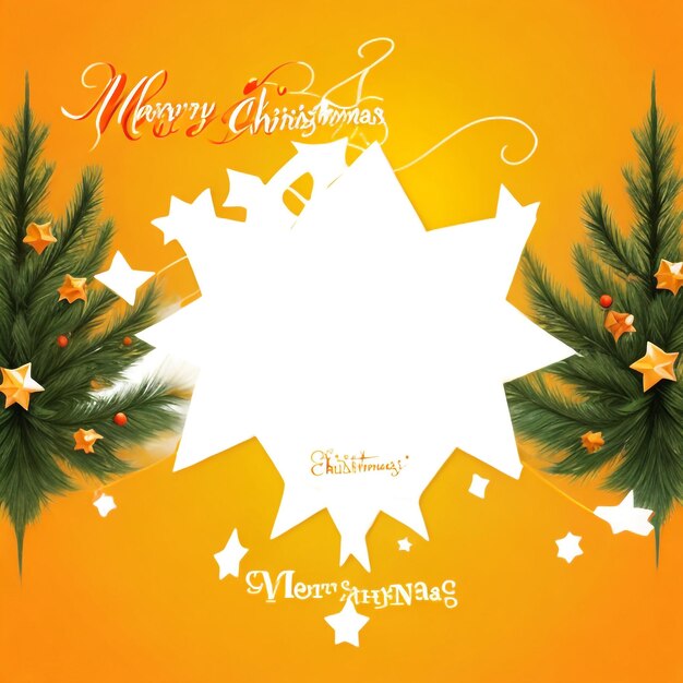 Merry christmas star images collections cute wallpapers ai generated