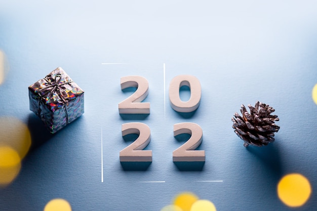 Фото С новым 2022 годом, с новым 2022 годом, числа 2022, счастливого рождества и нового 2022 года.