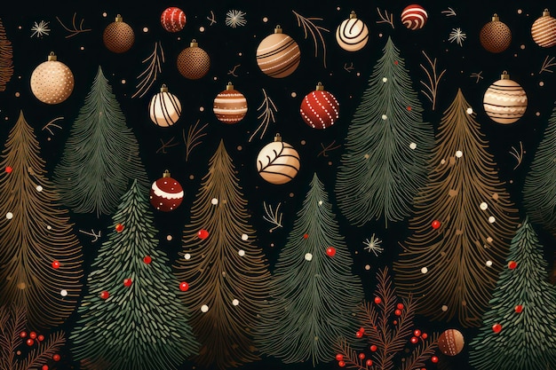 Photo merry christmas vibes background