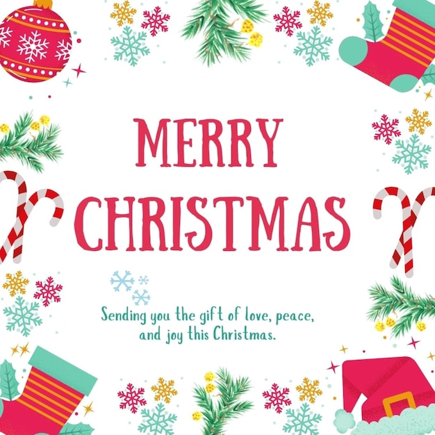 Merry Christmas wishes background