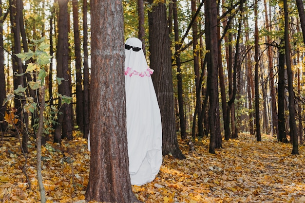 A merry ghost in the forest