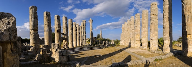 Mersin turchia 10 agosto 2021 uzundzhaburch antiche rovine della città nella provincia di mersin