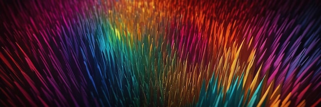 Увлекательная 3D-абстрактная многоцветная визуализация