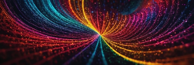 A Mesmerizing 3D Abstract Multicolor Visualization