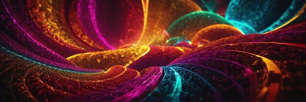 Photo a mesmerizing 3d abstract multicolor visualization