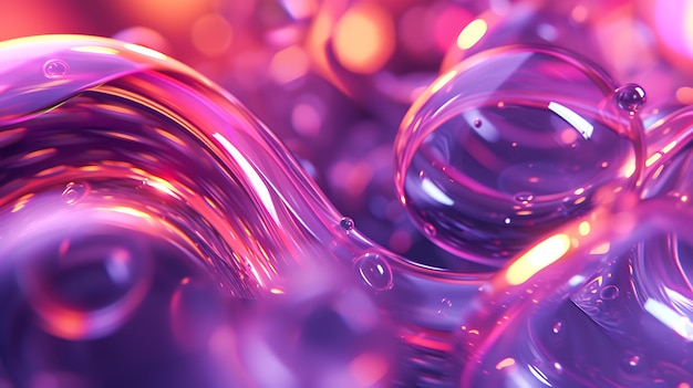 A mesmerizing 3D abstract render with vibrant colors and intricate patterns