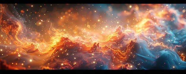 Photo a mesmerizing 3d animation colorful background