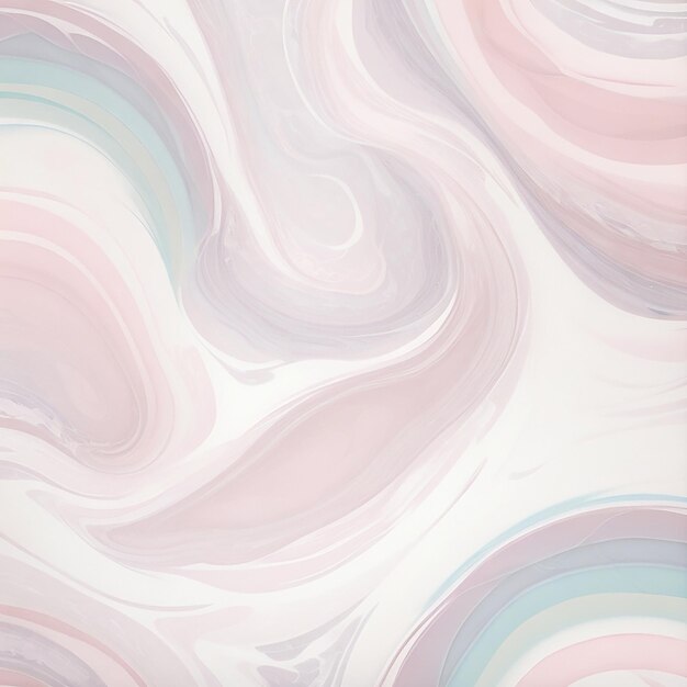 A mesmerizing abstract pattern with a soft dreamy blend of pastel hues