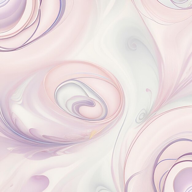 Photo a mesmerizing abstract pattern with a soft dreamy blend of pastel hues