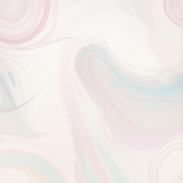 A mesmerizing abstract pattern with a soft dreamy blend of pastel hues