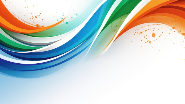 Photo mesmerizing aienhanced tricolor backgrounds