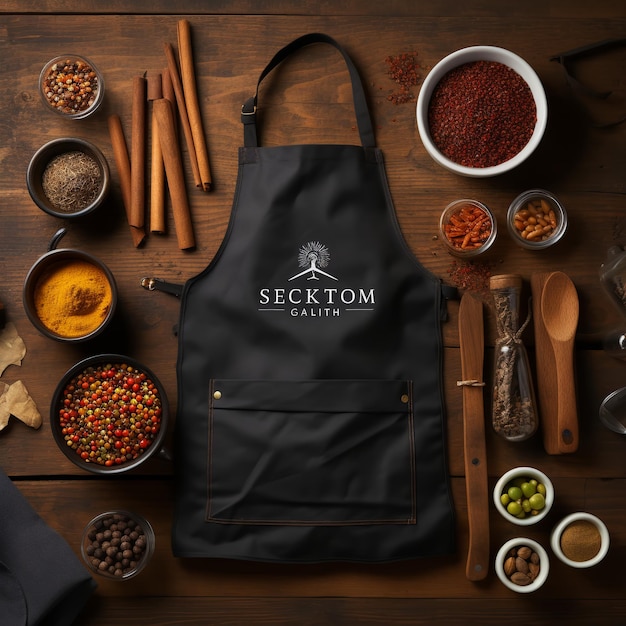 A mesmerizing chef apron design