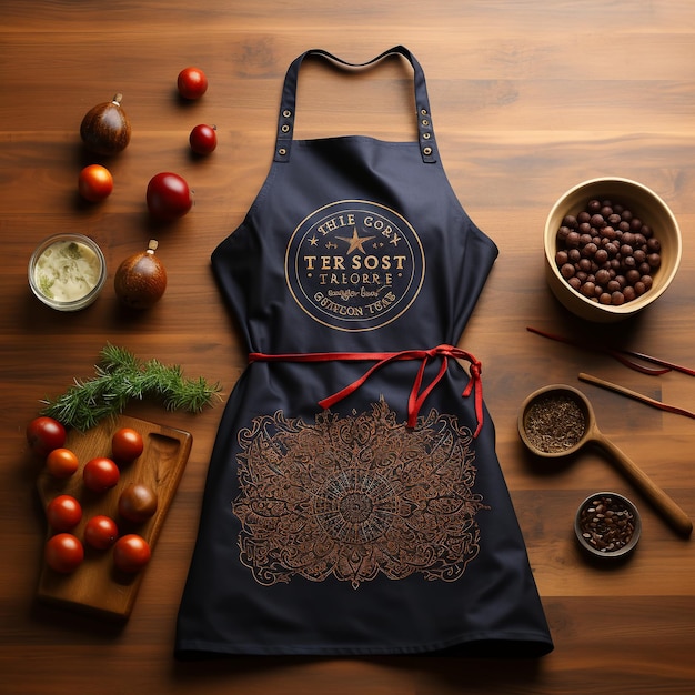 A mesmerizing chef apron design