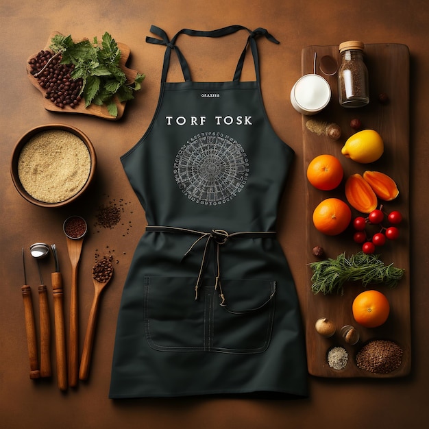 A mesmerizing chef apron design