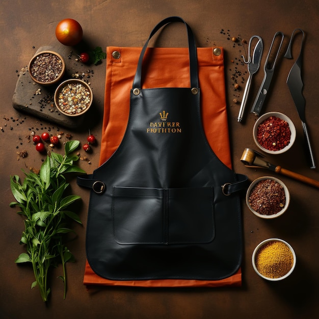 A mesmerizing chef apron design