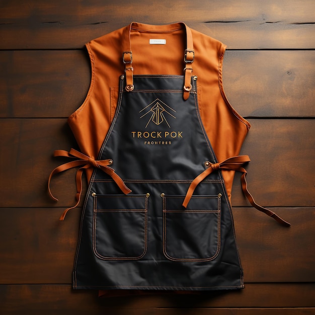 Photo a mesmerizing chef apron design