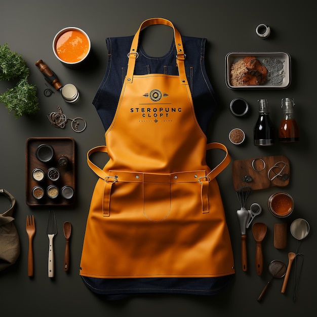 A mesmerizing chef apron design