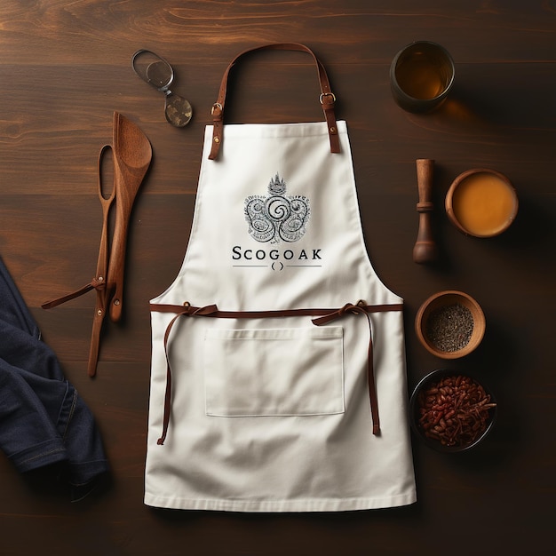 A mesmerizing chef apron design