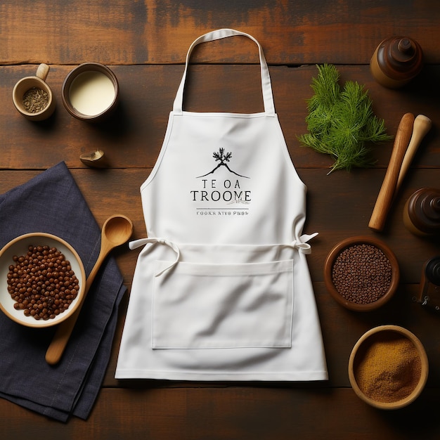 A mesmerizing chef apron design