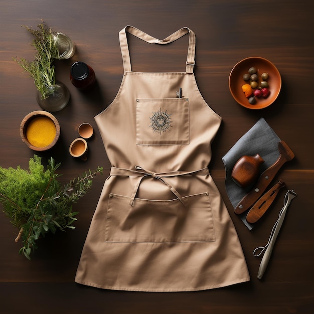 A mesmerizing chef apron design