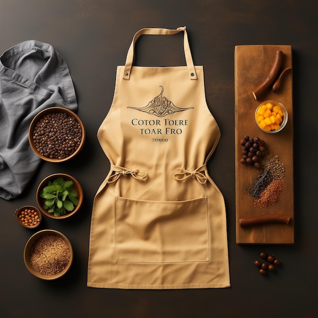 A mesmerizing chef apron design