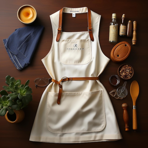 A mesmerizing chef apron design