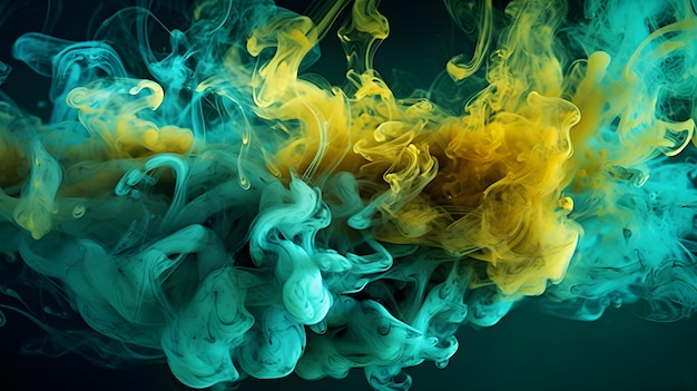 A mesmerizing colorful smoke wallpaper