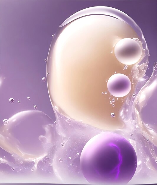 The mesmerizing dance of liquid bubbles as they effervesce and shimmer