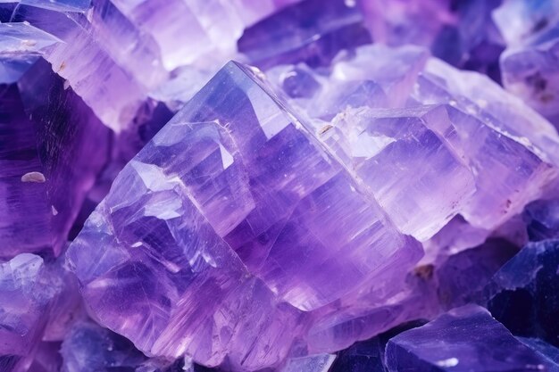 Photo a mesmerizing display of fluorites vibrant colors and intricate patterns