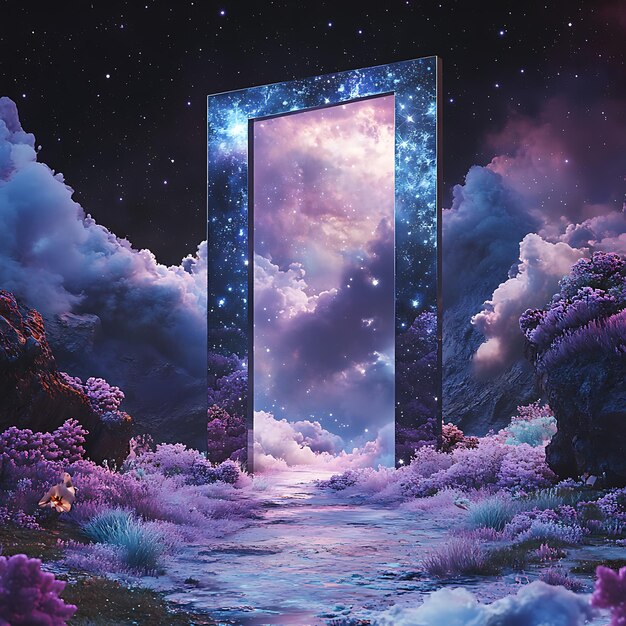 Mesmerizing Ethereal Universe A Surreal Cosmic Journey