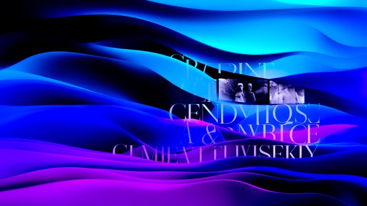 Photo 迷人的 gradient 背景,完美地融合了蓝色和紫色等凉爽的颜色