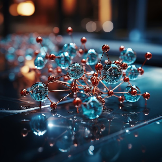 Mesmerizing imagery unveiling the hidden beauty of atoms and molecules