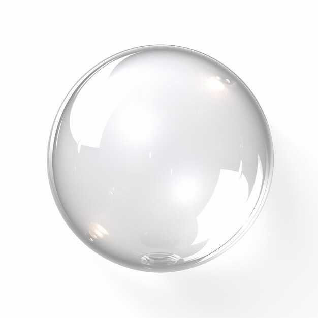 Mesmerizing Isolated Clear Soap Bubble A Study in Translucent Beauty