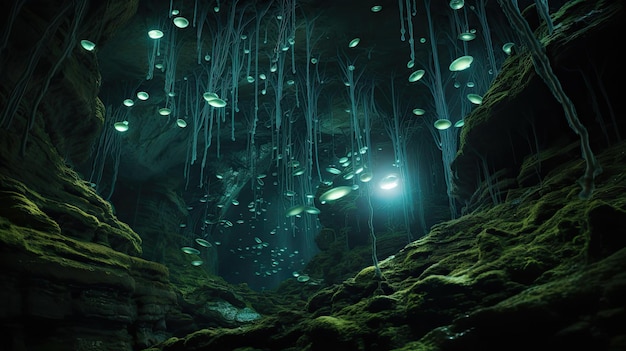 Mesmerizing Light Display Glowworm Caves New Zealand