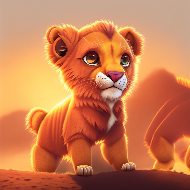 mesmerizing Lion King Cub