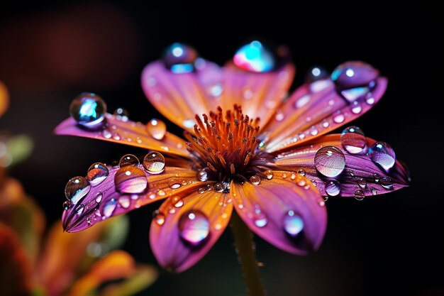 Mesmerizing Macro Delicate Dewdrop