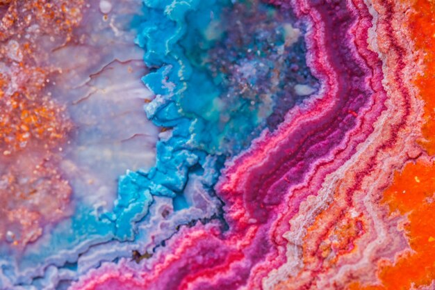 Фото Завораживающее макро великолепие красочный пастельный камень в качестве потрясающего фона