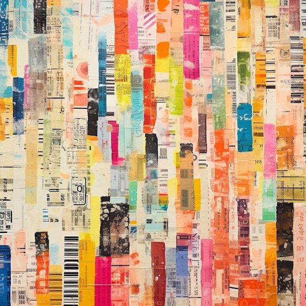 Mesmerizing Mosaic of Retail Receipts