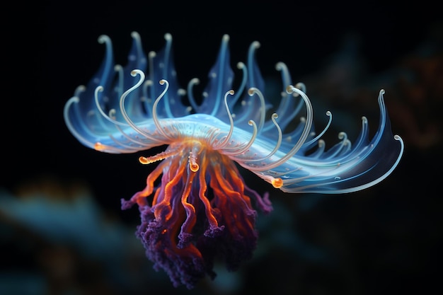 A mesmerizing nudibranch with its intricate and co 00340 02