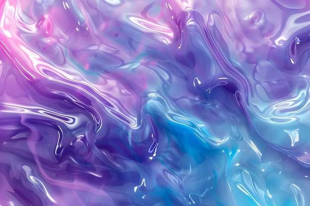 Завораживающие пастельные жидкие вихри в фиолетовых и бирюзовых оттенках эфирные и мечтательные абстрактные