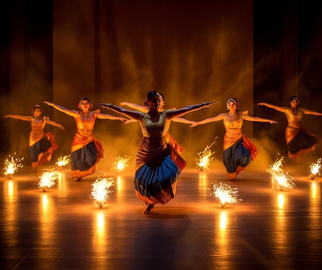 A mesmerizing performance of a traditional diwali