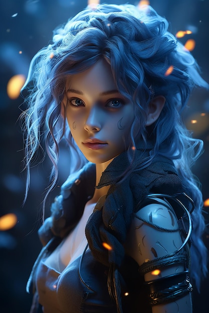 A mesmerizing portrait wallpaper