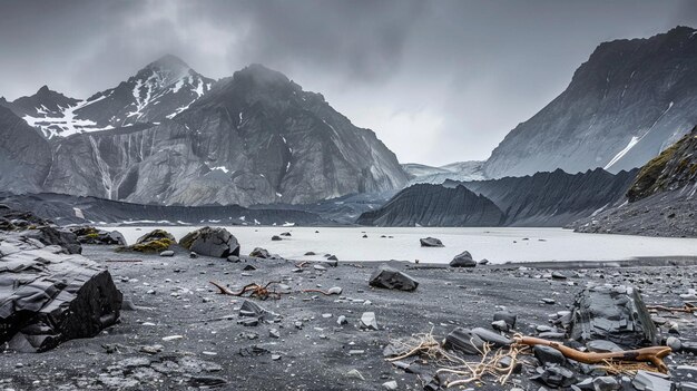 Photo mesmerizing pothole lakes landscape