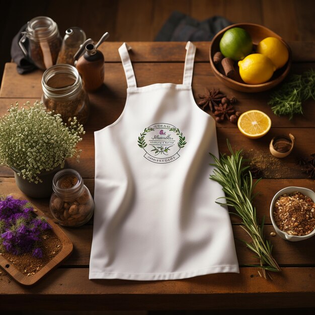 A mesmerizing simple chef apron design