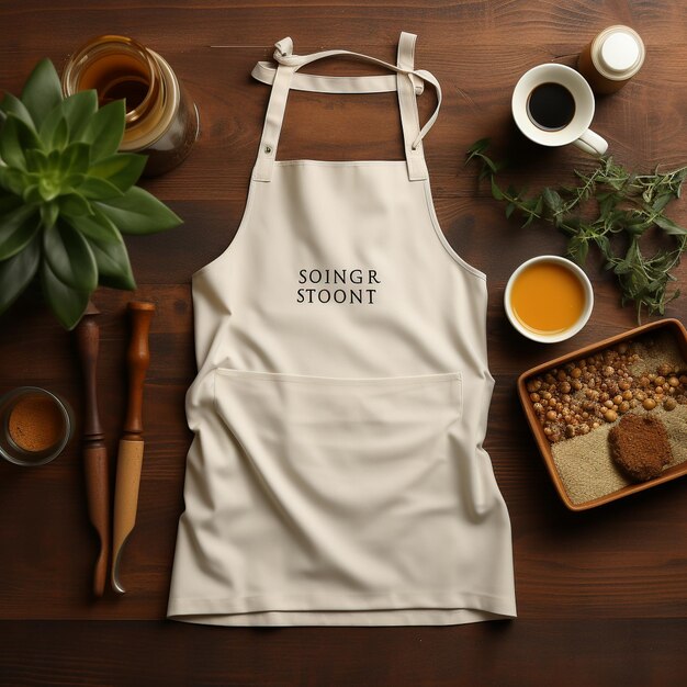 A mesmerizing simple chef apron design