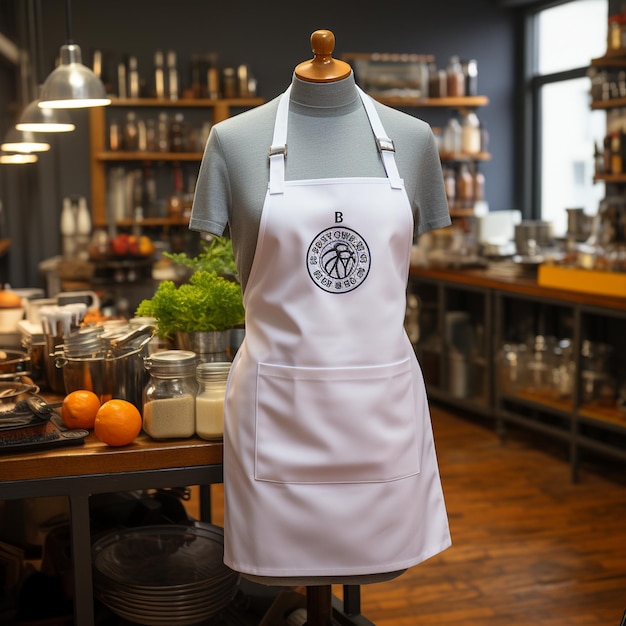 A mesmerizing simple chef apron design