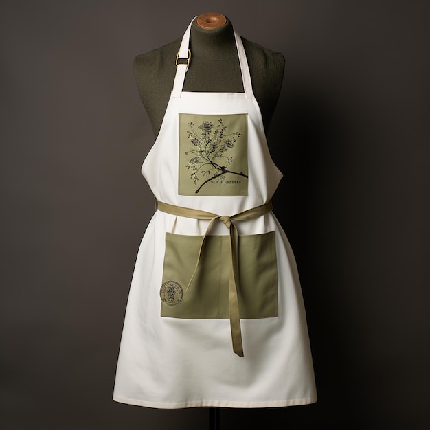 Photo a mesmerizing simple chef apron design