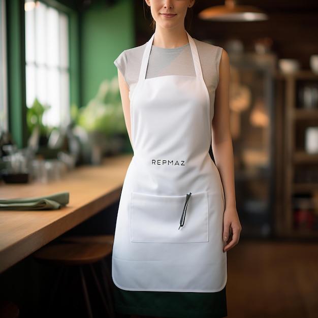 A mesmerizing simple chef apron design