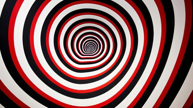 Photo mesmerizing spiral illusion